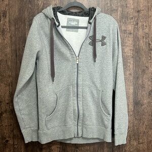 UNDER ARMOUR STORM BIG LOGO MENS FULL ZIP HOODIE